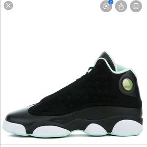 Air Jordan Retro 13 black and teal
